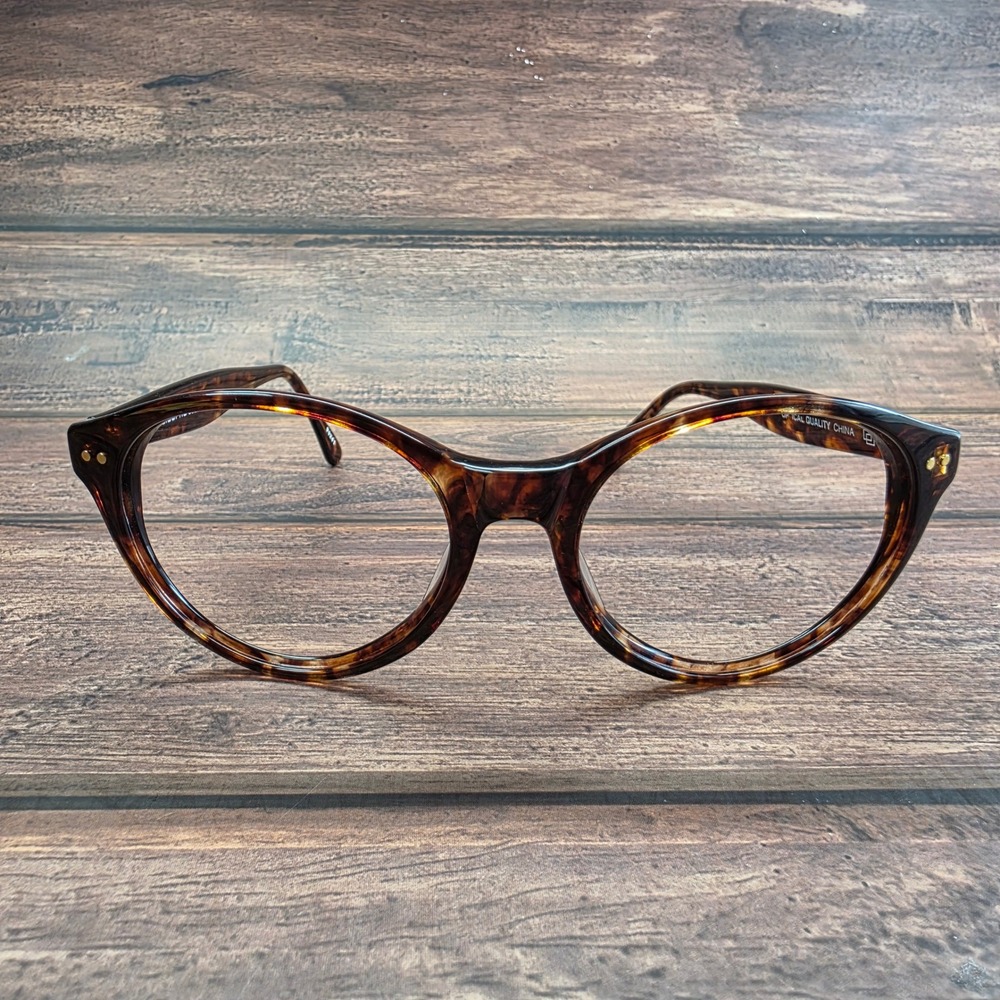 Liz Claiborne Collection Tortoise Round Optical Eyeglass Frames 90241